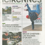 Première de couverture du magazineICI RENNES de mars. Le journal de l'info municipal.