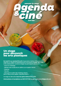 Brochure du magazine de Vanves le mag d'avril 2025. Agenda & Ciné