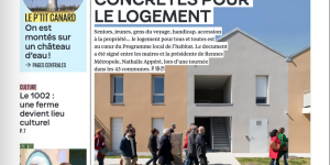 ICI RENNES Métropole Mai 2025 : Première page de couverture du magazine de la ville de Rennes Métropole.