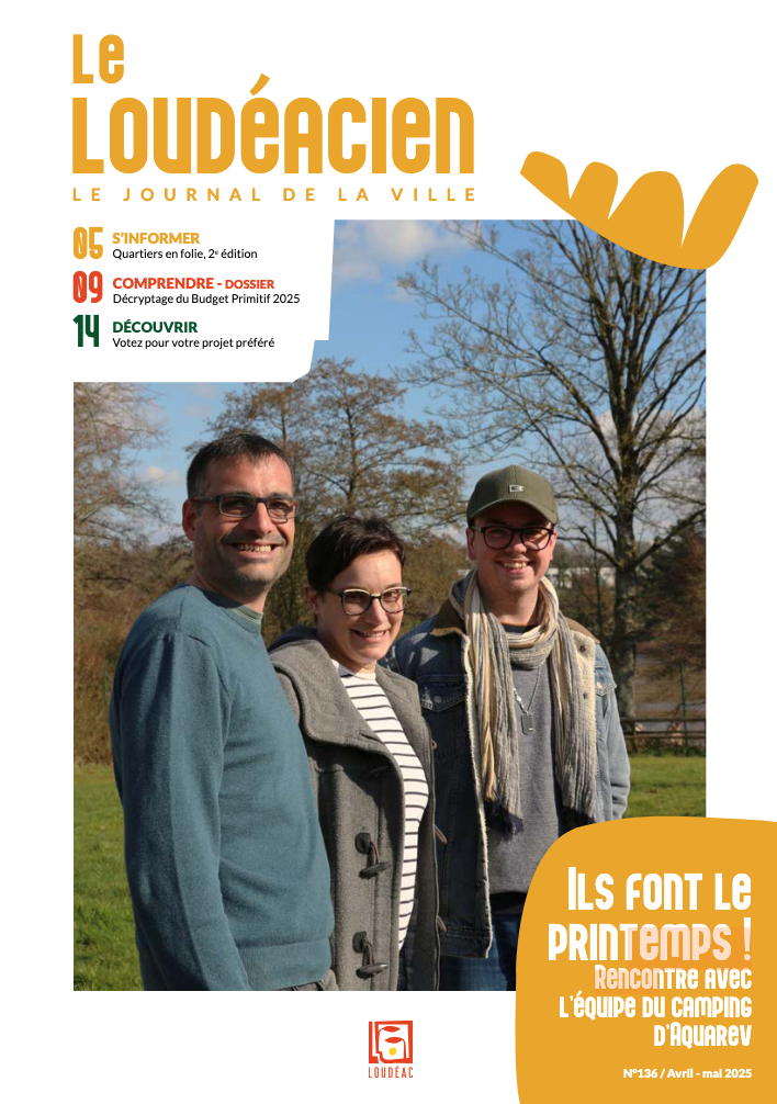 le magazine le Loudéacien de la ville de Loudéac sort une nouvelle édition pour Avril/Mai 2025