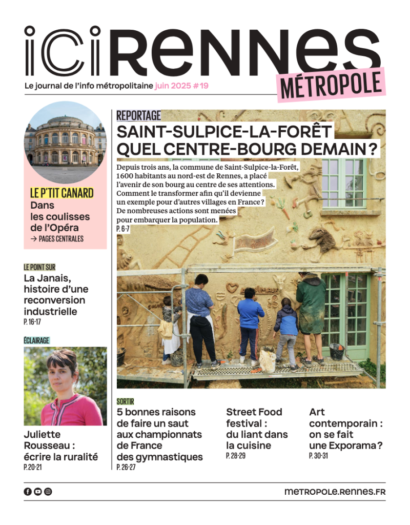 Magazine ICI RENNES Métropole de Juin 2025 : journal de l'info métropolitaine.