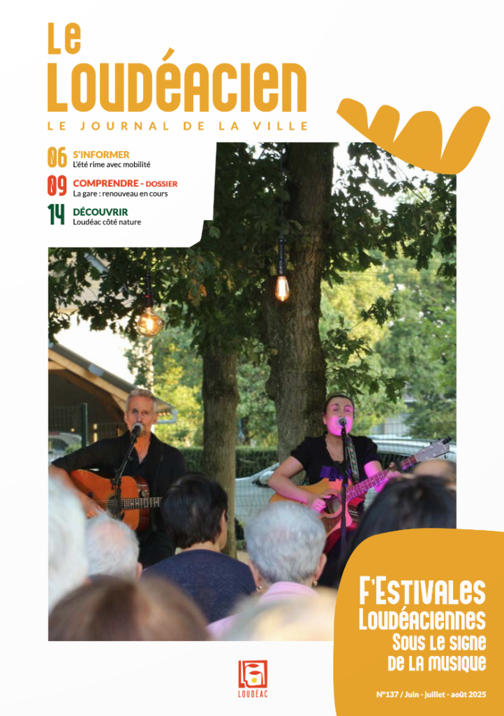 Le loudéacien, magazine de la ville de loudéac revient en juin/Juillet/Août 2025 pour l'actualité locale